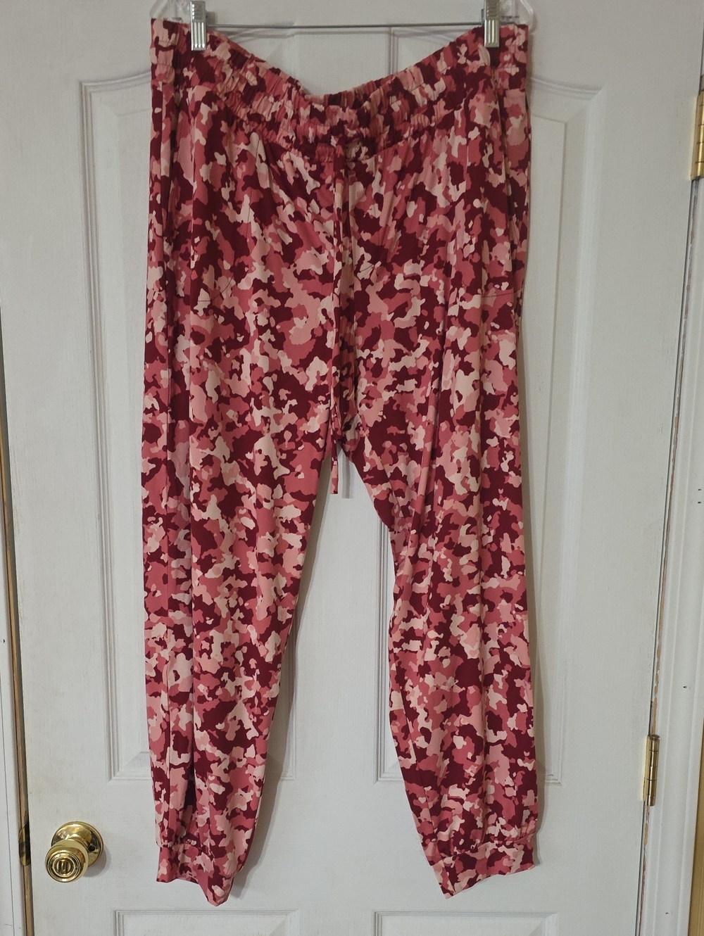Anybody Pink Camo Drawstring Lounge Pants